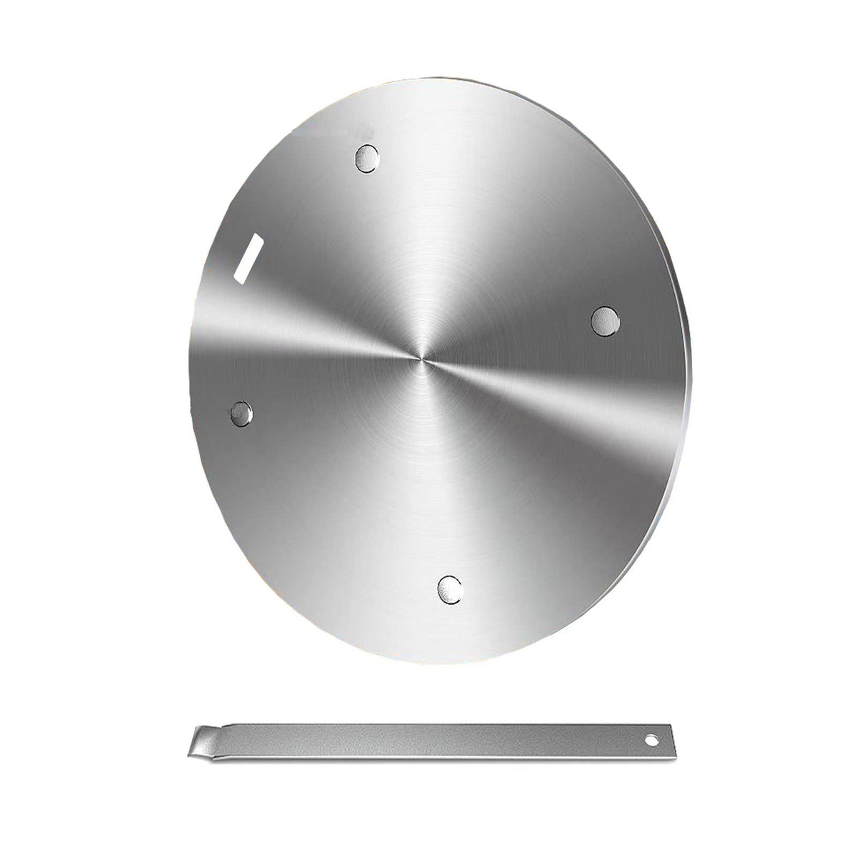 Grourarty 11-inch heat diffuser plate provides even heat distribution for simmering.