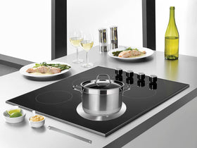 Grourarty heat diffuser on induction stove helps prevent scorching.