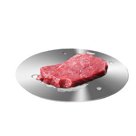 Grourarty stainless steel construction ensures durability and reliable heat spread.