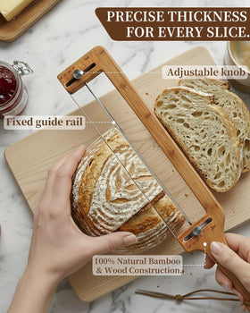 GroveCast bread slicer switch supports left and right-handed use.