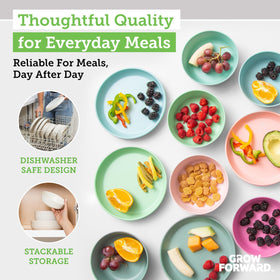 Grow Forward BPA-free non-toxic dinnerware keeps kids safe while enjoying meals