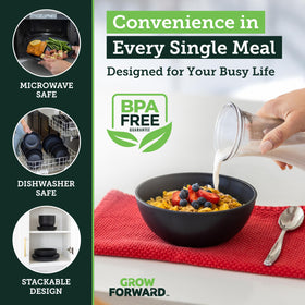 Grow Forward eco-friendly wheat straw set emphasizes modern aesthetics with a smaller footprint.