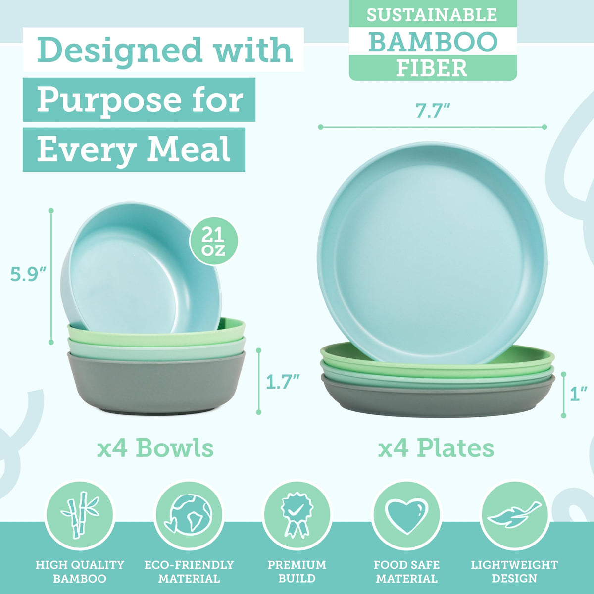 Grow Forward kids bowls with wide base stay stable for tiny hands.