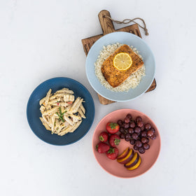 Grow Forward dishwasher-safe and fridge-friendly bowls save storage space.