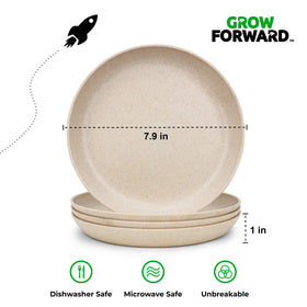 Grow Forward Wheat Straw Kids Bowls Sahara 20oz for snacks and meals.