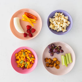 Grow Forward Wheat Straw Kids Bowls – colorful bowls designed for easy scooping and feeding.