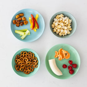 Grow Forward Wheat Straw Kids Bowls, 20oz, light and shatterproof for active play meals