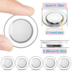 Grtard 30mm round magnets for fridge display photos and reminders.