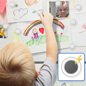 Grtard magnets organize calendars on fridges and whiteboards with simple repositioning.