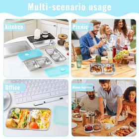Grueoath dishwasher-safe snack container for easy cleanup after meals.
