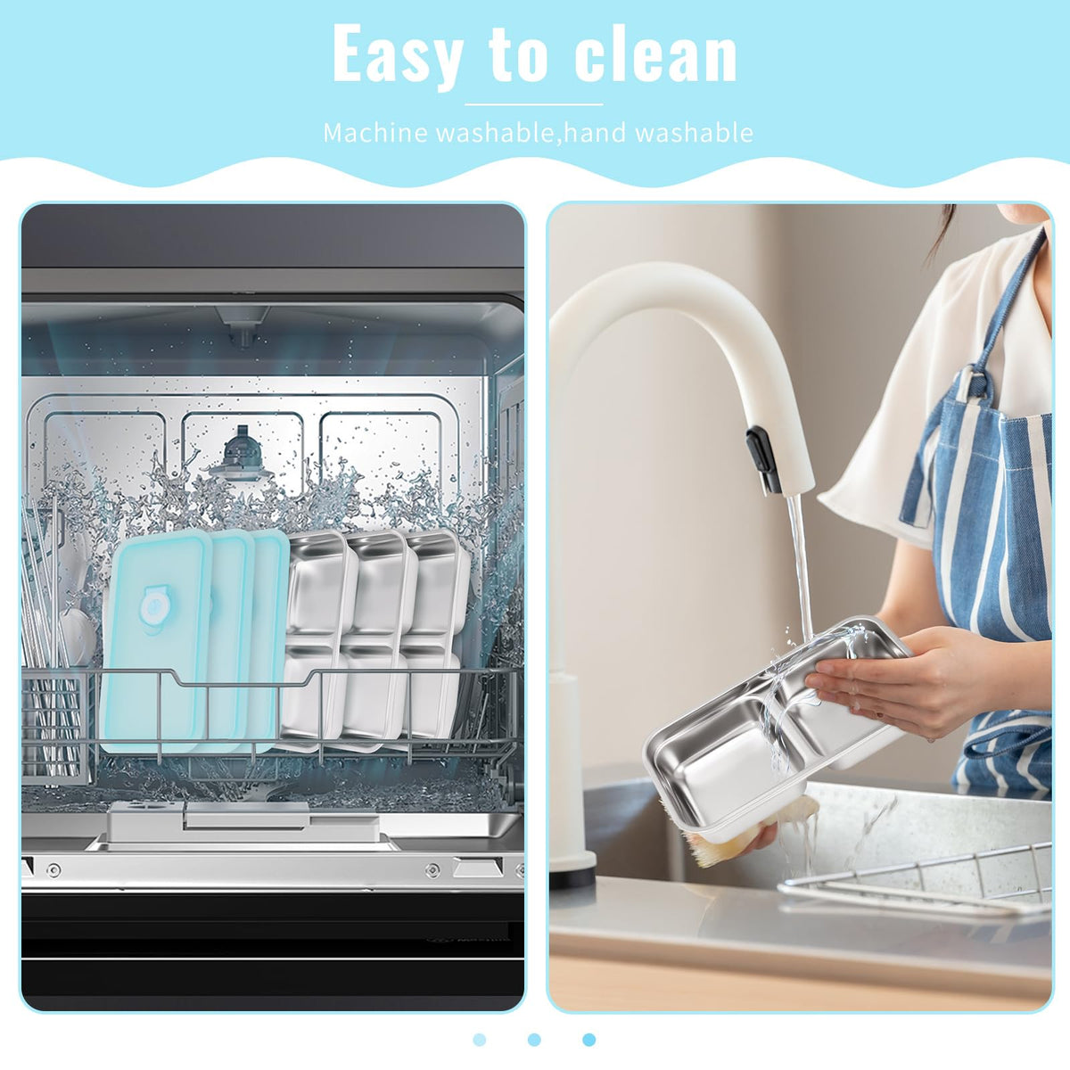 Grueoath leak-proof lids prevent spills during travel and picnics.