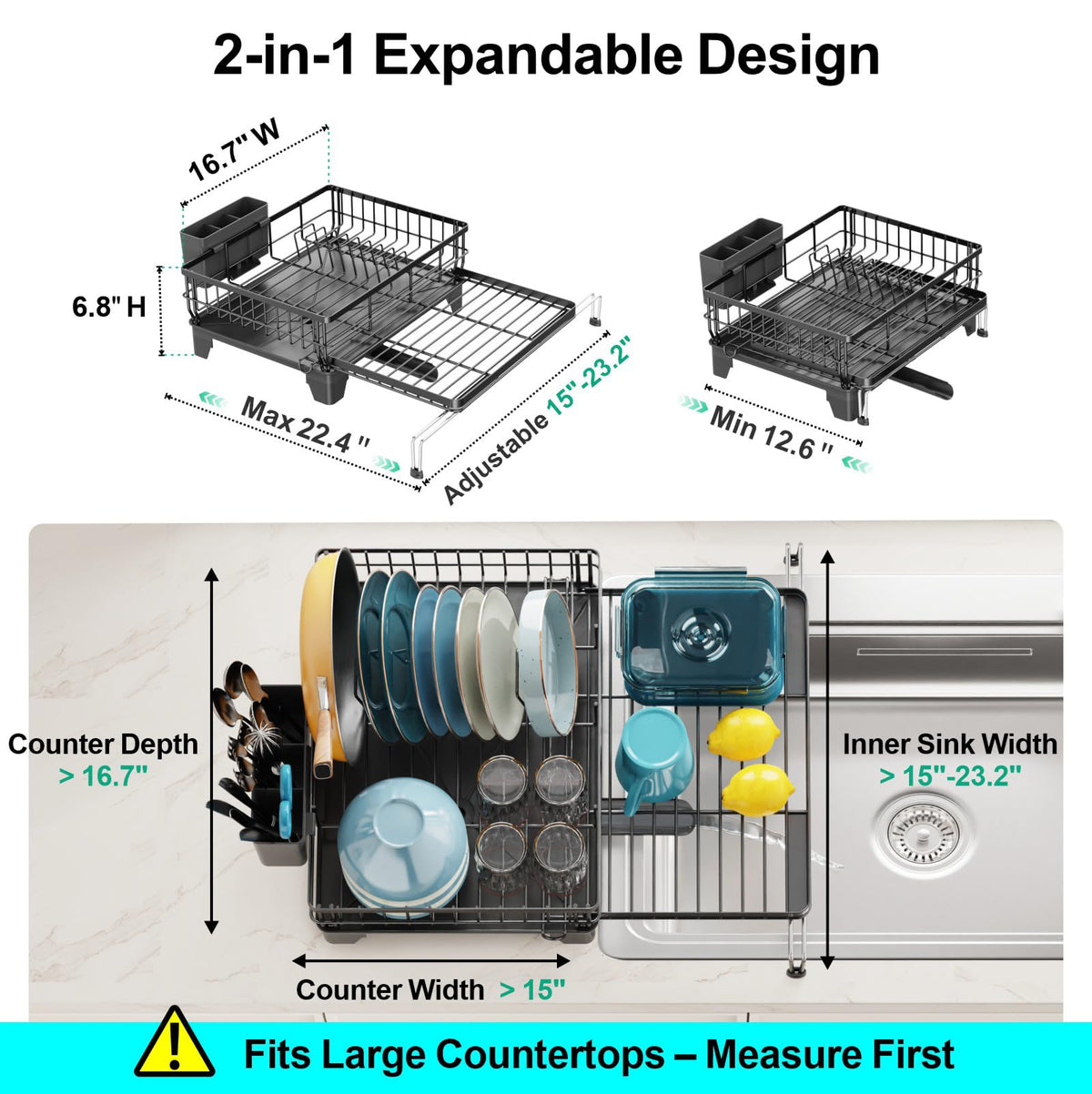 GSlife pan slots hold pans vertically to prevent scratches.