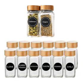 Gttyowyin transparent glass lets you see spice levels at a glance.
