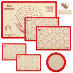 GUANCI large baking mat with non-stick surface for easy release.