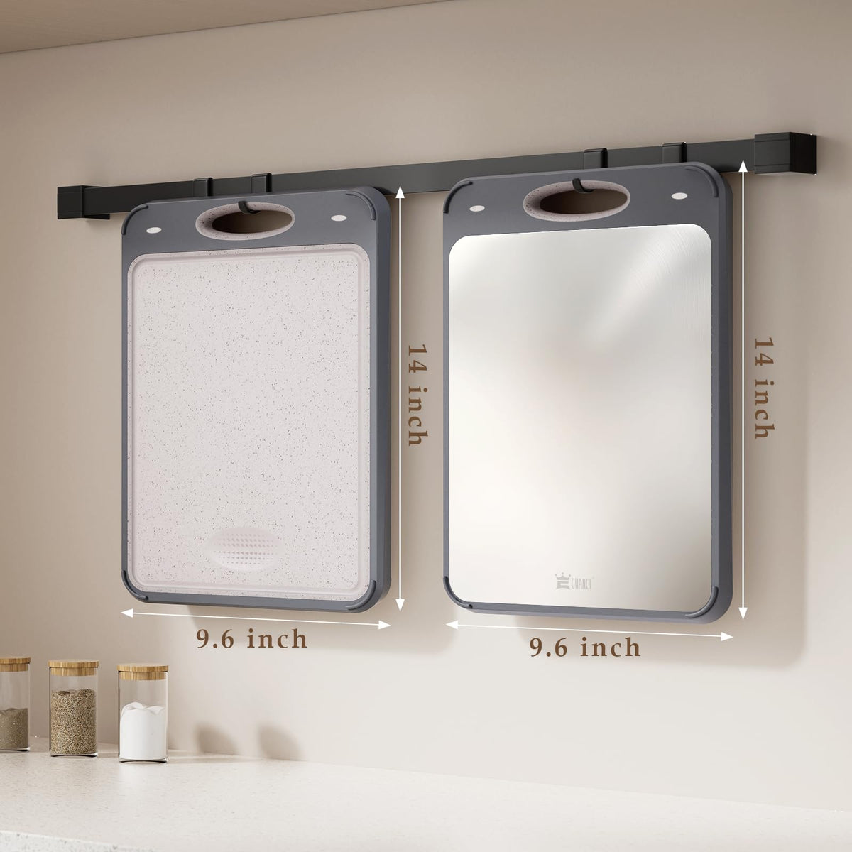 GUANCI easy-clean surface on both sides after use