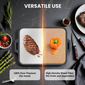 Juice groove visible on both sides of GUANCI cutting board