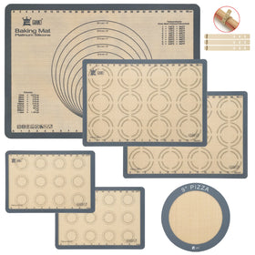 GUANCI large silicone baking mat 25x17.5 inches for even baking and non-stick performance.