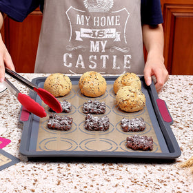 GUANCI small silicone mat 11.75x8.25 inches perfect for cookies and pastries.