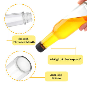 GUANENA airtight screw cap ensures fresh sauce with controlled flow.