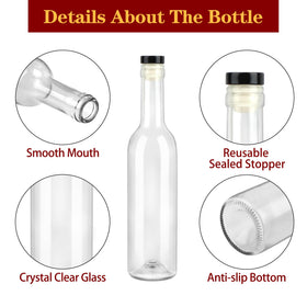 GUANENA bottle with T-shaped stopper ensuring tight seal.