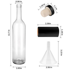 GUANENA pour funnel included for spill-free filling