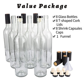 GUANENA T-shaped stopper provides a tight seal to keep contents fresh