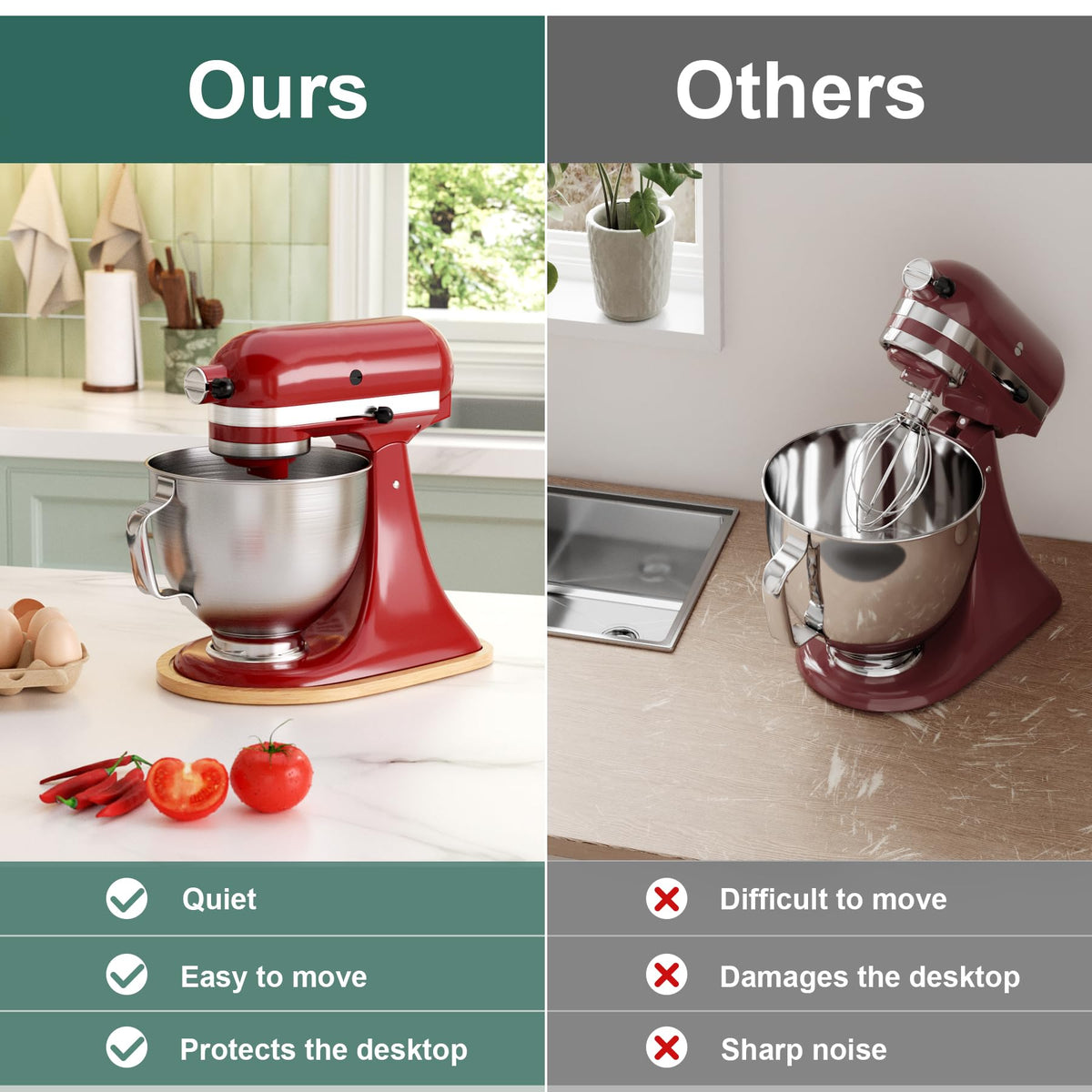 GuanQiao Bamboo Slider countertop protection for busy kitchen spaces.