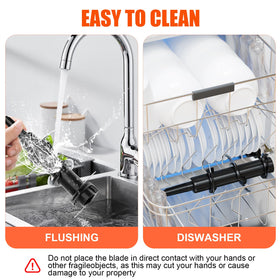 GuanQiao dishwasher-safe blade, easy to clean after smoothies and sauces.