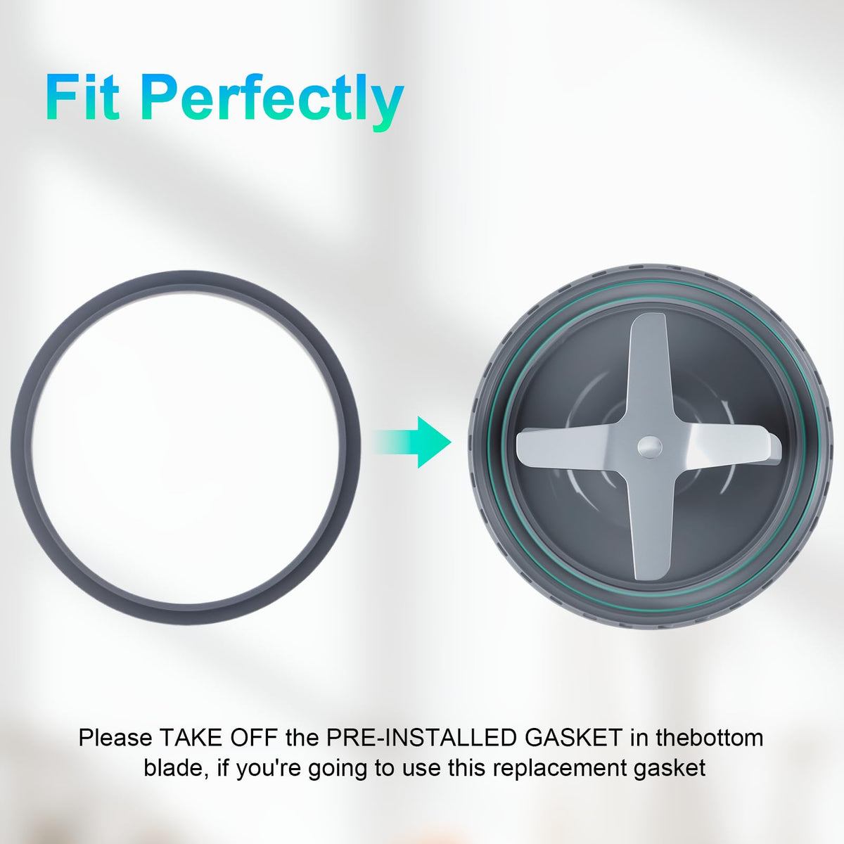 GuanQiao motor top base gear for stable blade assembly
