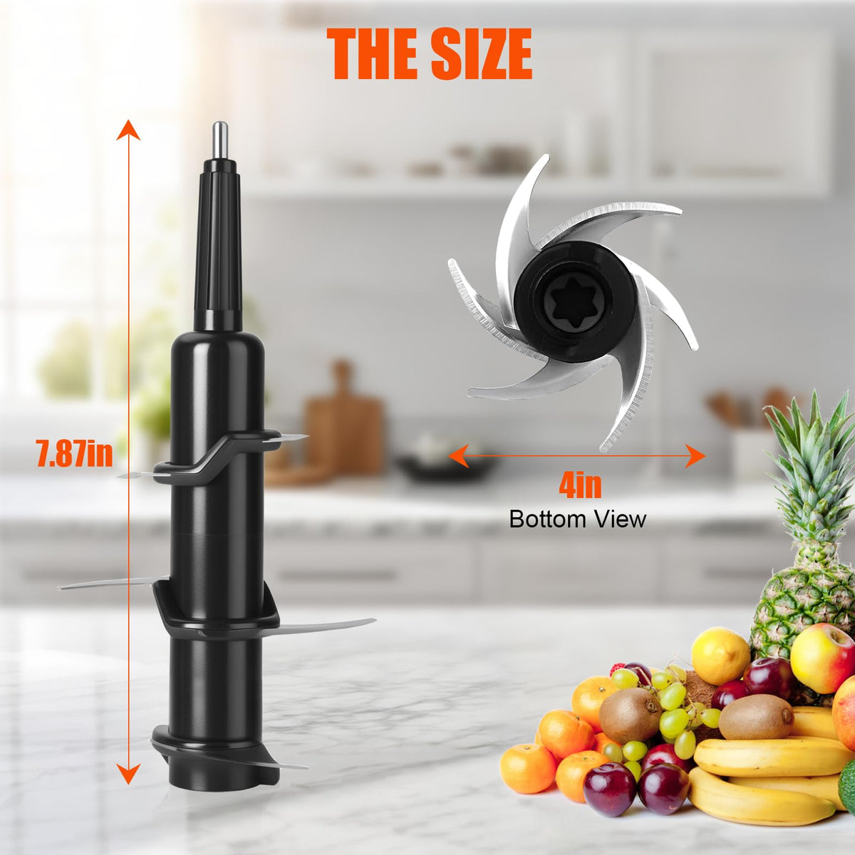 GuanQiao six-fin blade system delivering consistent chopping performance.