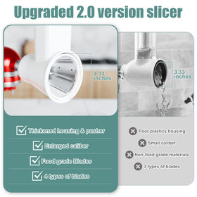 GuanQiao stainless steel blades resist wear and are dishwasher safe for easy cleaning.