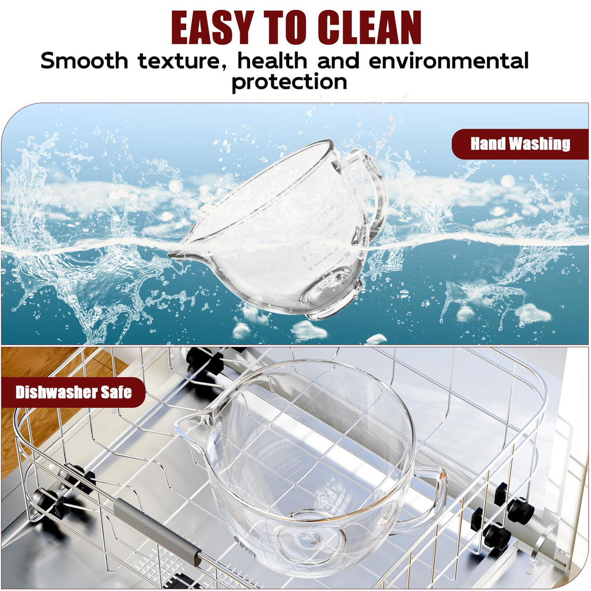 GuanQiao 4.5-5 qt bowl complements KitchenAid tilt-head range.