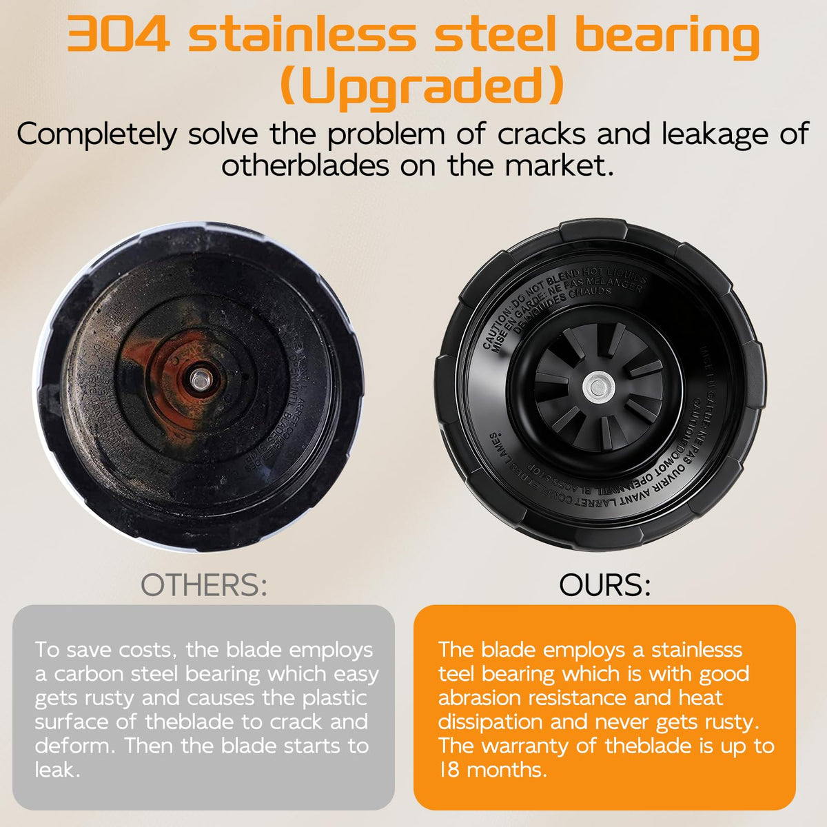 GuanQiao spare rubber gasket included for maintenance and care.