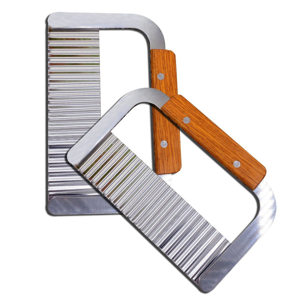Guardians Crinkle Chopper with wavy blade slices potatoes for crinkle fries