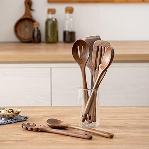 Gudamaye 6-piece wooden utensils for natural cooking.