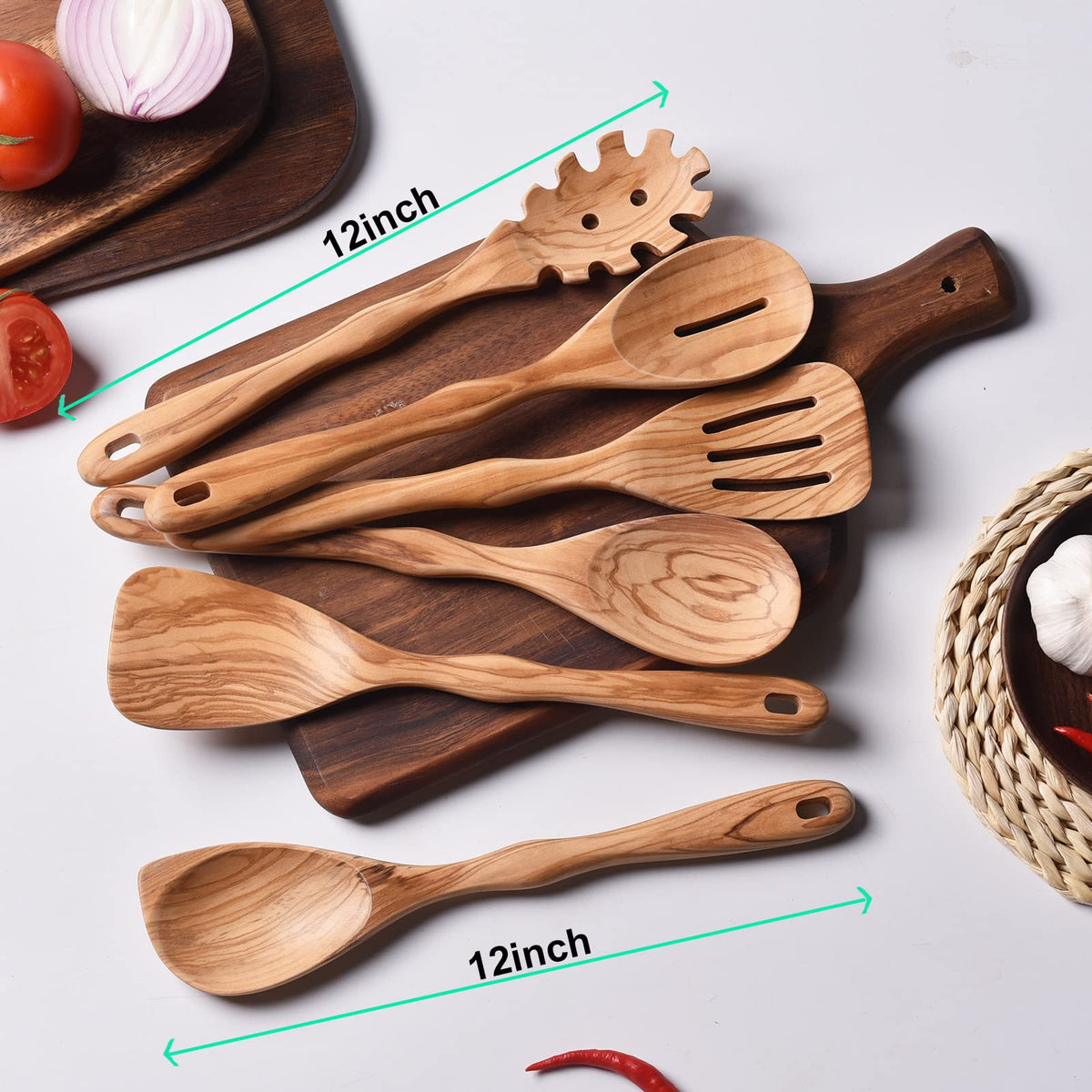 Gudamaye corner spoon in action, perfect for reaching pan corners.