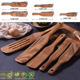 Gudamaye medium spurtle for even mixing in bowls