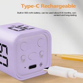 GuDoQi cube timer USB-C rechargeable with long battery life