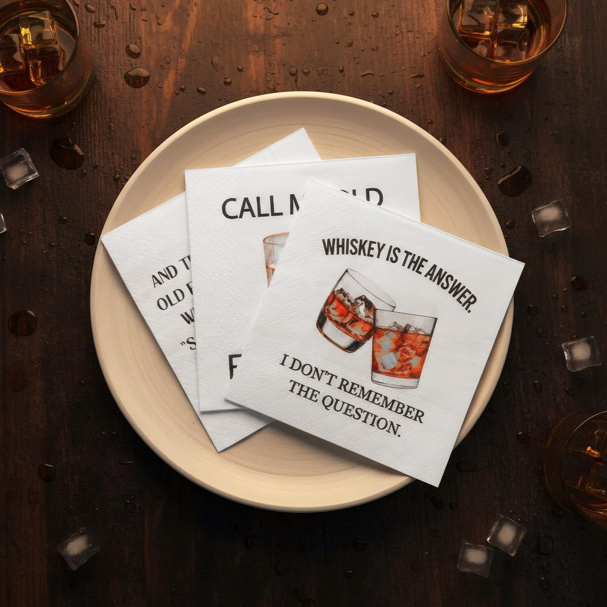 Gueevin napkins protect surfaces while adding decor at gatherings