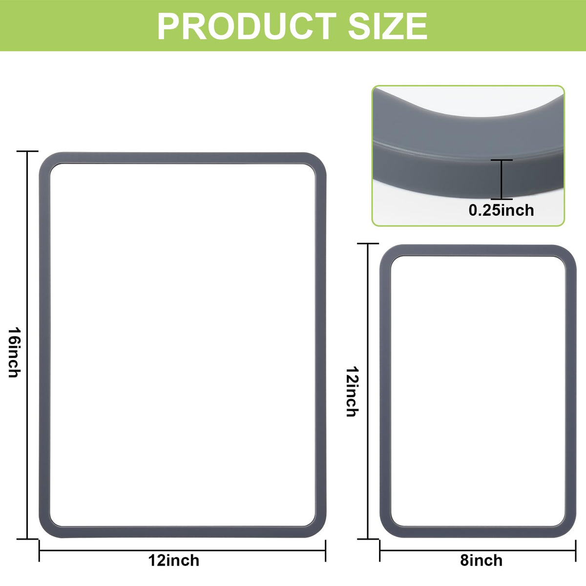GUGEMEI 12x16 tempered glass cutting board provides spacious surface for larger tasks.