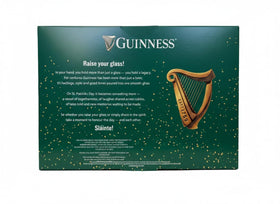Guinness Gravity pint glasses in green packaging ideal for gift.