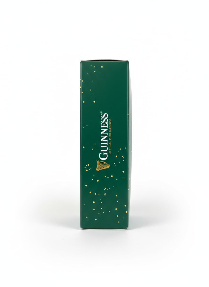 Guinness Gravity Pint Glass pour visual showing creamy head.