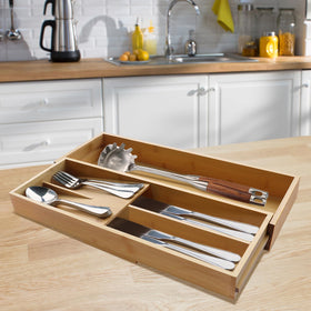 Guiogc easy-clean drawer organizer that wipes down easily