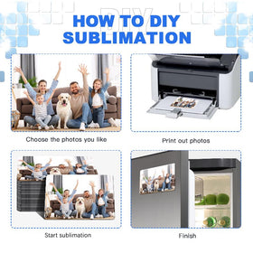 Guiqulai sublimation magnet blank ideal for gifts at festivals and birthdays.