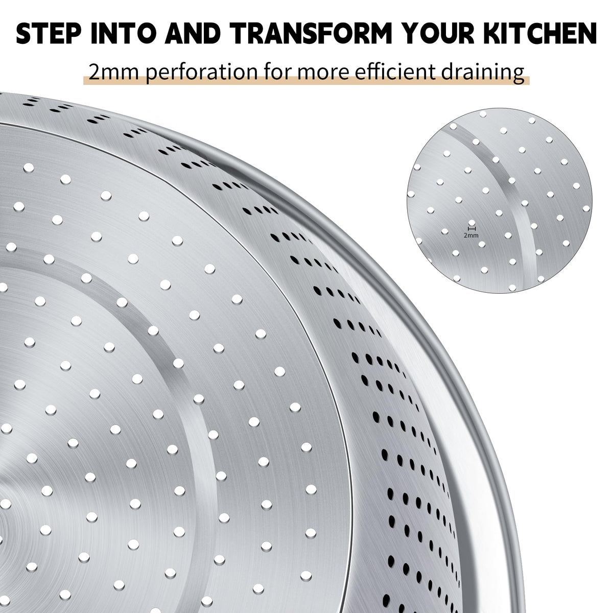 Gulex nesting mixing bowls for compact storage.