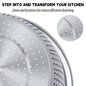 Gulex nesting mixing bowls for compact storage.