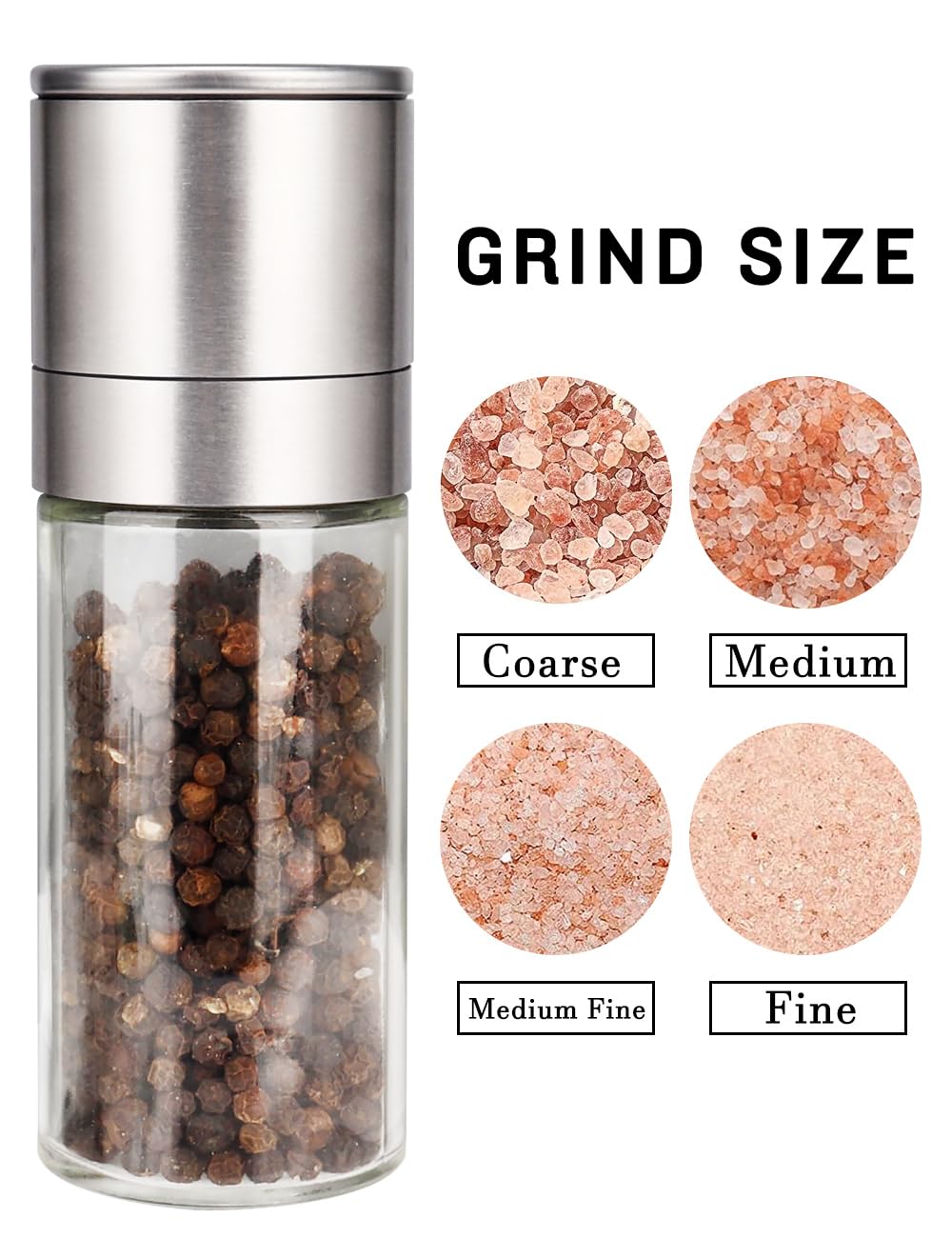 Gulex grinder set ceramic rotor prevents rust during grinding