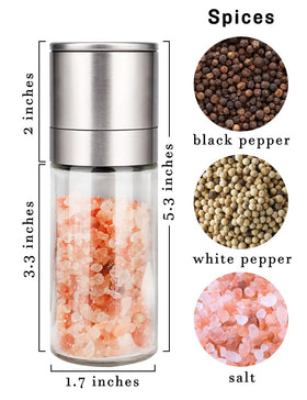 Gulex compact handle design for comfortable table seasoning