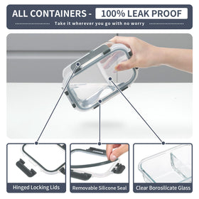 GULFLIN airtight lid with four-hinge snaps to prevent leaks