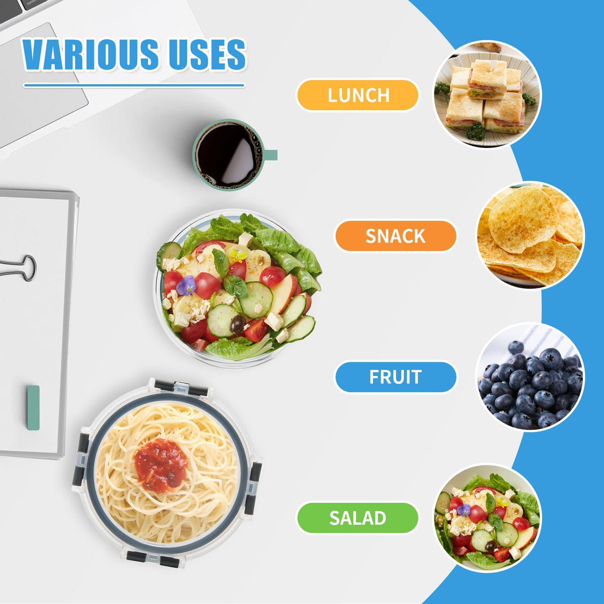 GULFLIN glass and silicone seals dishwasher-safe for cleaning
